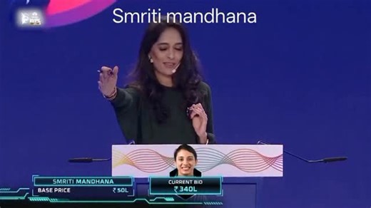 TATA WPL 2026 on Instagram: "WPL4_5 👉 🔨 First-ever #TATAWPL Auction bid 💰 Highest-ever bid at INR 3.4 Crore 🎥 ⏪ Turning back the clock to a historic moment as @royalchallengers.bengaluru won a thrilling bidding battle for Smriti Mandhana 🙌 Catch the #TATAWPLAuction 2026 on November 27 on WPLT20.COM 💻"