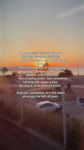 Travel is unhinged and wonderful at the same time.🤍 #travellife #travelreels #travelmeme