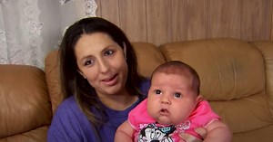 Una de las bebés más grandes del mundo pesó casi 6 kilos al nacer