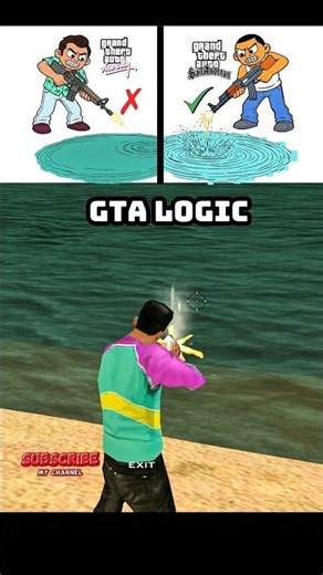 GTA LOGIC 5 #gta #sanandreas #memes #g7bro