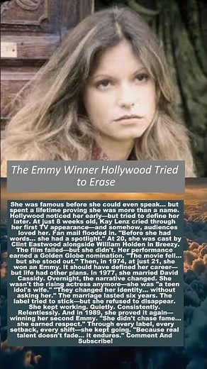 The Untold Story of Kay Lenz's Ultimate Comeback