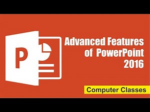 Advanced Features of PowerPoint 2016-Inserting Images and Screenshots, Inserting Audio & Video Files