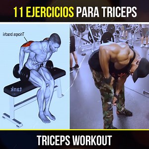 11 mejores ejercicios para triceps | Mexican Fitness