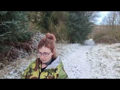 Chilly walk around Cwmparc, Cwmparc hall and frozen waterfalls #rct #walking #wales #valleys