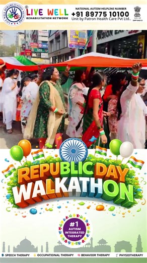 LIVE WELL AUTISM Network | 🇮🇳 Republic Day Walkathon 2026 🇮🇳 Let’s walk together and celebrate unity! Join us for a special Republic Day Walkathon designed... | Instagram