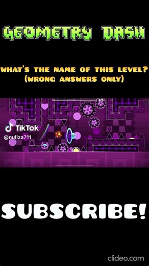 Name the level part 7 #geometrydash #gdlevels #gd