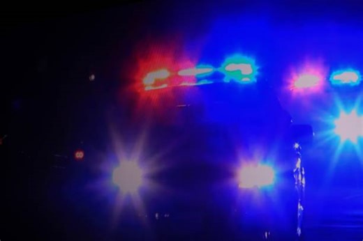 Car veers into opposite lane, injuring two in early morning crash