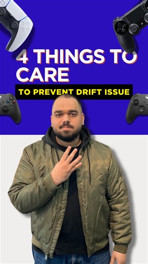 Khawaja Talha on Instagram: "🎮 How to Prevent Controller Drift (4 Easy Steps) ❌ Don’t carry your controller in your pocket Dust, pressure & lint can damage the analog sticks. 🔌 Avoid charging while playing Heat buildup can affect internal parts over time. 🍔 Don’t eat while playing Crumbs & oily fingers can cause drift issues. 🕹️ Use analog sticks gently Aggressive movement wears out sensors faster. 💡 Take care of your controller and enjoy smooth gameplay! 📍 Available tips by Infiniti Games