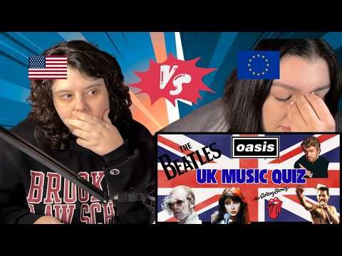 American vs European on a UK Chart-Topping Music Quiz 🇬🇧🎶 | Who Knows the Hits?!