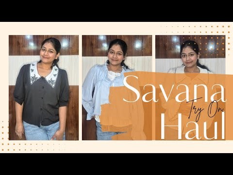 Huge Savana Haul ✨ | Cute Tops + Jewelry + Nails Under Budget | Try On