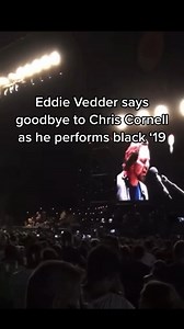 Eddie Vedder says goodbye to one of his good friends and heroes Chris Cornell #tribute #pj #chriscornell #grunge #rock | Seattle Sound 90's