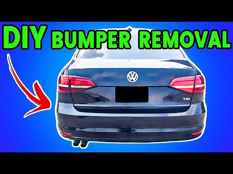 DIY 2015-2018 Volkswagen Jetta Rear Bumper Takeout | How To Remove Volkswagen Jetta Rear Bumper