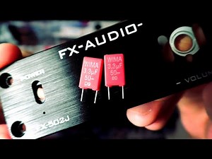 FX-AUDIO- FX-502J の中身を弄ってみた / FX-AUDIO- FX-502J modifying the inside
