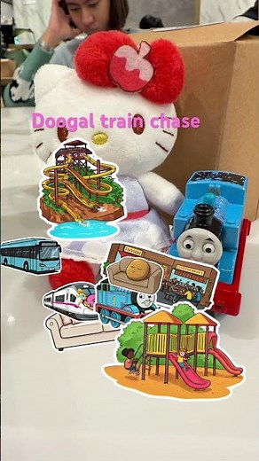 Doogal train chase #thomasandfriends #cute