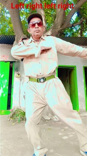Security Guard Dance 😎 | Left Right Step Funny Dance | Desi Style #shorts