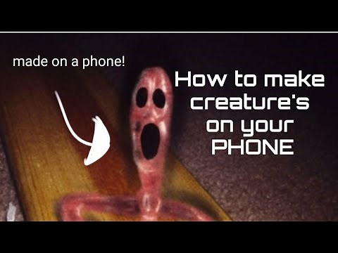 How to draw scary creature's like Trevor Henderson! ON YOUR PHONE (tutorial)