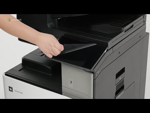 CX833/CX961/CX962/CX963—Setting up the printer
