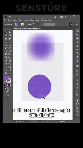How to fix blur effects in adobe illustrator