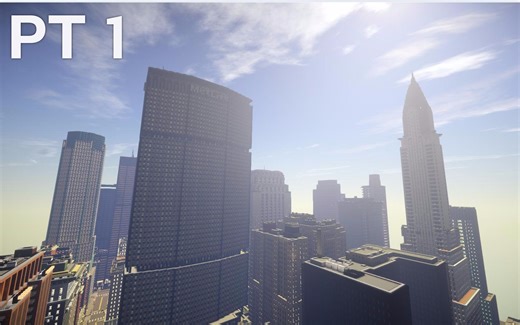 【我的世界】大型地图 | 纽约-曼哈顿 | 附地图下载 - New York Minecraft Map Exploration - 建筑欣赏