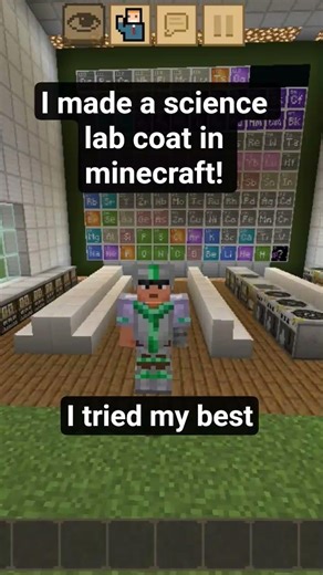 Lab coat in minecraft! :D