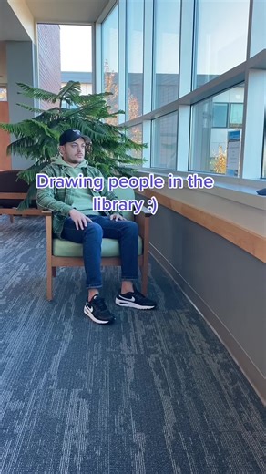 Drawing People in the Library: An Artistic Journey