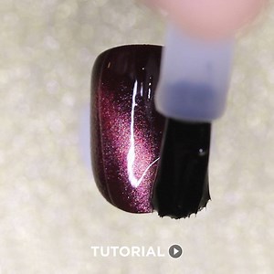 Tutorial for Tiger's Eye nails with regular nail polish. NO gel and NO magnets! As with many of my nail looks, this one took a fair bit of trial and error but I got there eventually and I LOVE this effect. Visit my blog for more easy nail art tutorials > http://www.thenailasaurus.com/category/tutorial | The Nailasaurus