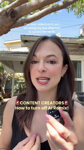 Yes. Yes it is diabolical that we have to do this one by one. Content creators, make sure you turn off “allow Ai to remix” on every. single. one. of your videos. #ugc #ugccreator #ugctips #contentcreatorsoftiktok #greenscreenvideo