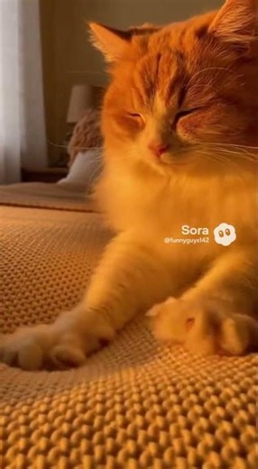 😺💛 Cat Making “Bread” — The Cutest Kneading Ever!