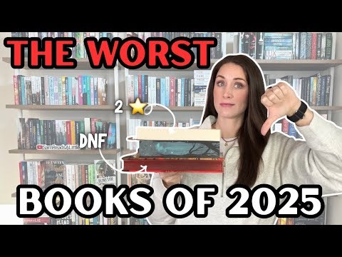 The Worst Books I Read in 2025! 