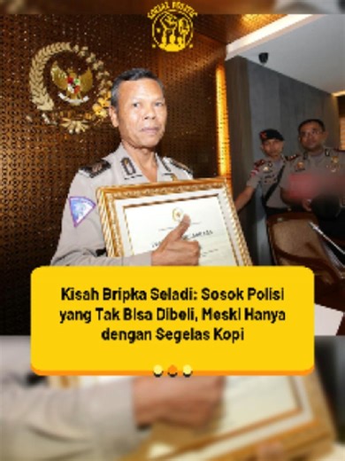 MASIH ADA POLISI JUJUR DI NEGERI INI! Di tengah sorotan tajam publik terhadap oknum aparat, muncul satu nama yang kembali mengingatkan kita: Bahwa di balik seragam cokelat yang berwibawa, masih banyak sosok polisi berintegritas tinggi yang setia pada sumpah jabatannya. Kenalkan, Bripka Seladi. Mantan anggota Satlantas Polresta Malang Kota ini memilih jalan hidup yang tak biasa. Pernah menjabat sebagai penguji SIM—posisi yang rawan godaan—beliau dengan tegas menolak setiap