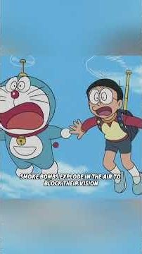 A magical backpack that supervises Nobita's studies. #anime #animerecap #animation