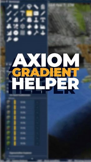 Axiom Gradient Helper 🎨 #minecraft #building