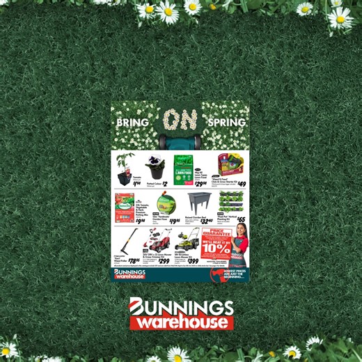 Bring on Spring! Get inspired with our latest catalogue, out now. 🌼 | Bunnings Warehouse Australia