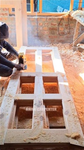 How to Use Router Machine on Door | Awan Carpenter Step-by-Step Guide