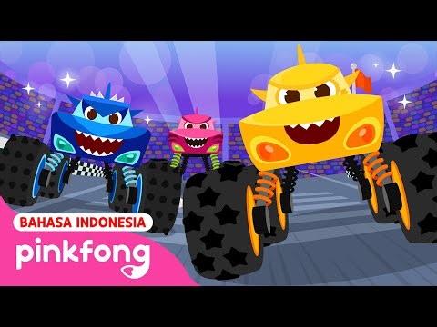 Truk Monster Bayi Hiu doo doo doo | Balapn Truk | Lagu Anak | Mobil-mobil | Pinkfong Baby Shark