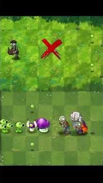 PVZ FUSION VS PVZ 2 - Plant Team Vs Zombies Team- p155 - Who wins ? #shorts #plantsvszombies