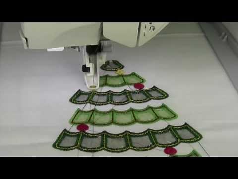 Cutwork Embroidery Christmas Tree by Anita Goodesign