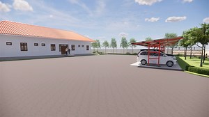 Artist impression of LSO Shrimp Processing Plant in Sumbawa, Indonesia. | LIM Shrimp Organization