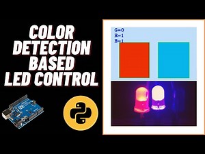 Color Detection Based LED Control Using Python & Arduino | KNOWLEDGE DOCTOR | Mishu Dhar