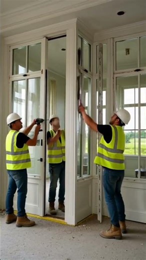 An old abandoned house being renovated step by step,