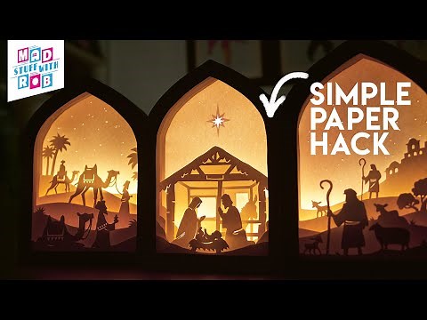 Simple PAPER CUTOUT | Shadow Box | DIY in Hindi