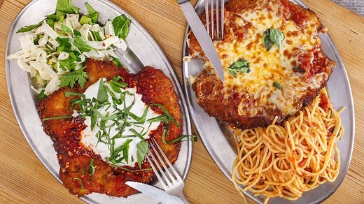 Rachael Ray's spicy chicken parm! FULL RECIPE > https://rach.tv/2Q5mIpt | Rachael Ray Show