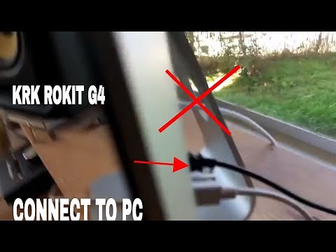 ✅ How To Hook Up KRK Rokits To A PC 🔴