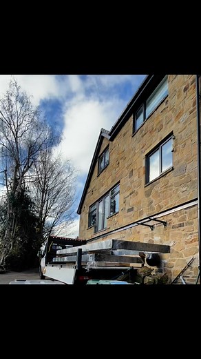 installing frame work and timber floor ready for composite decking and glass #balcony #fabrication #custom #welding #fyp #engineering | Forge steel fabrications ltd
