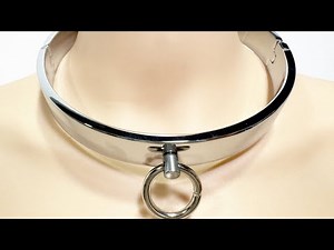 NEW Magnetic Lock Key lock Handmade Alloys Locking Neck Collar Ring