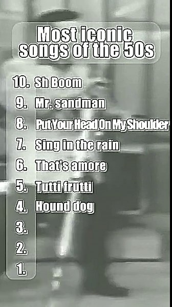 Most iconic songs of 50s #musical #bestmoments #viral #soundtrack #fyp | Iconic Songs