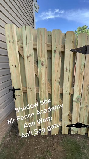 Get asked all the time how do you suggest building shadowbox gates. Well here it is. #notgrandadsfence #mrfenceacademy #togetherwegetbetter
