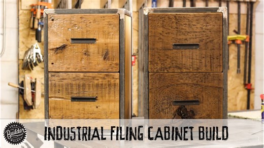 Easy Way To Build a Welding & Woodworking Industrial Reclaimed Filing Cabinet