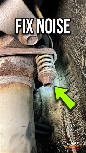 How to Replace Exhaust Pipe Spring Bolts | Fix Exhaust Leak & Noise