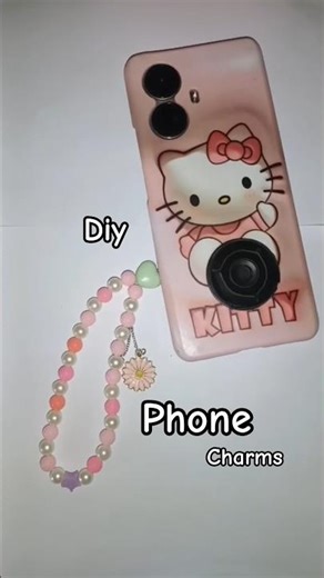 Diy Cute phone charms || How to make phone charms 💞 #diy #phonecharm #nikforever #viral #trend